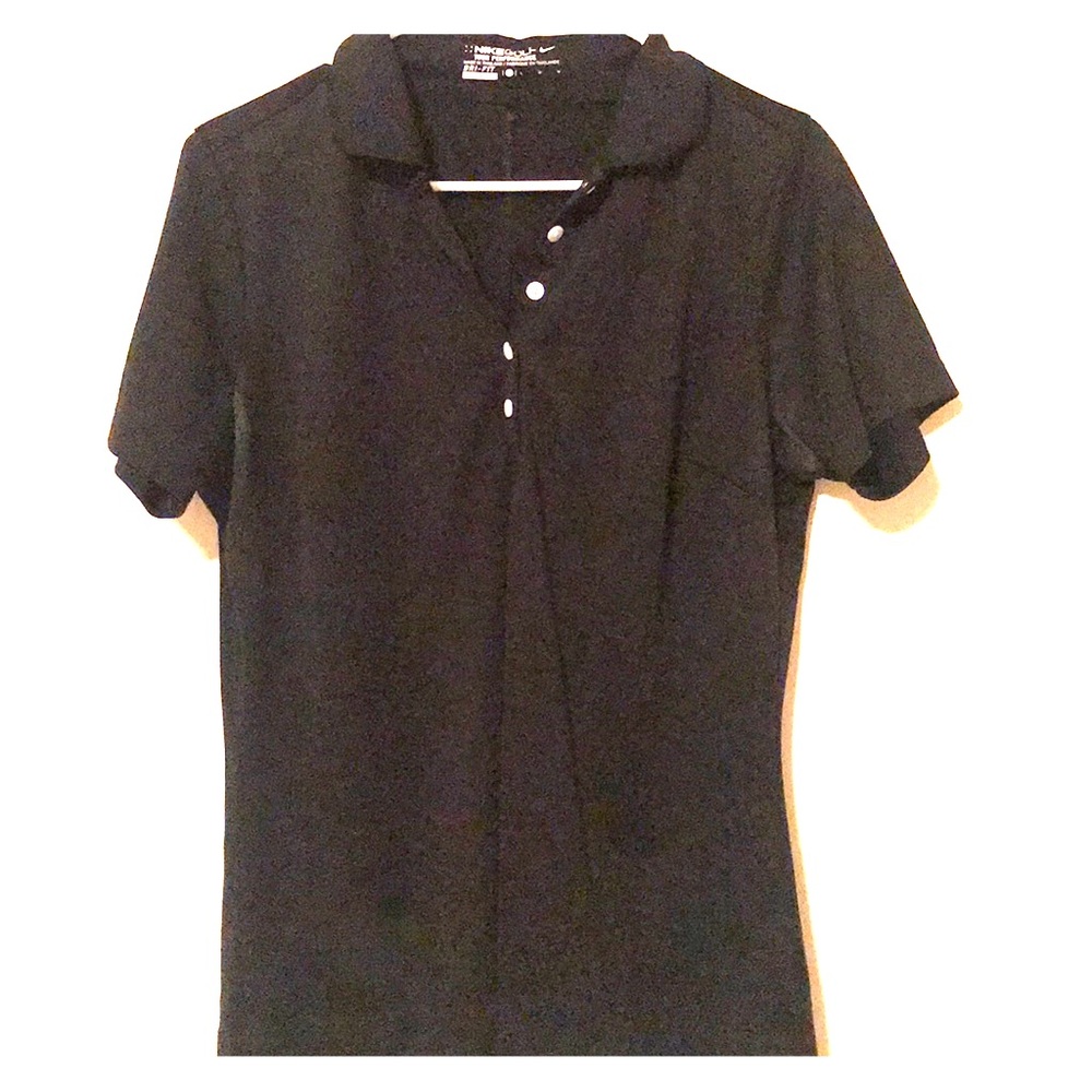 Nike Golf Dri-Fit Tour Performance LG Black Polo